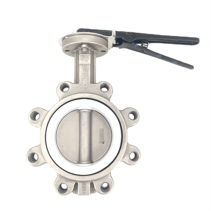 316L Mâner Lug Tip Ptfe Valvă fluture