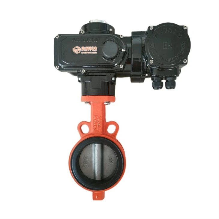 Supapă electrică fluture Wafer