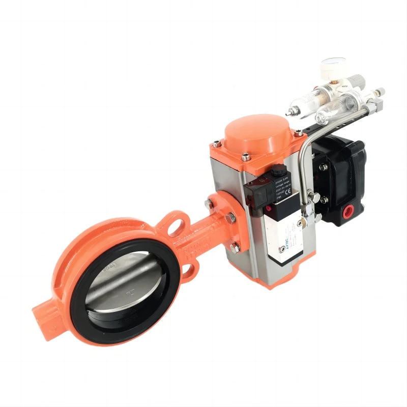 Soft Back Single Acting Pneumatic Clamp Butterfly Valve side Soft Back Single Acting Pneumatic Clamp Butterfly Valve side